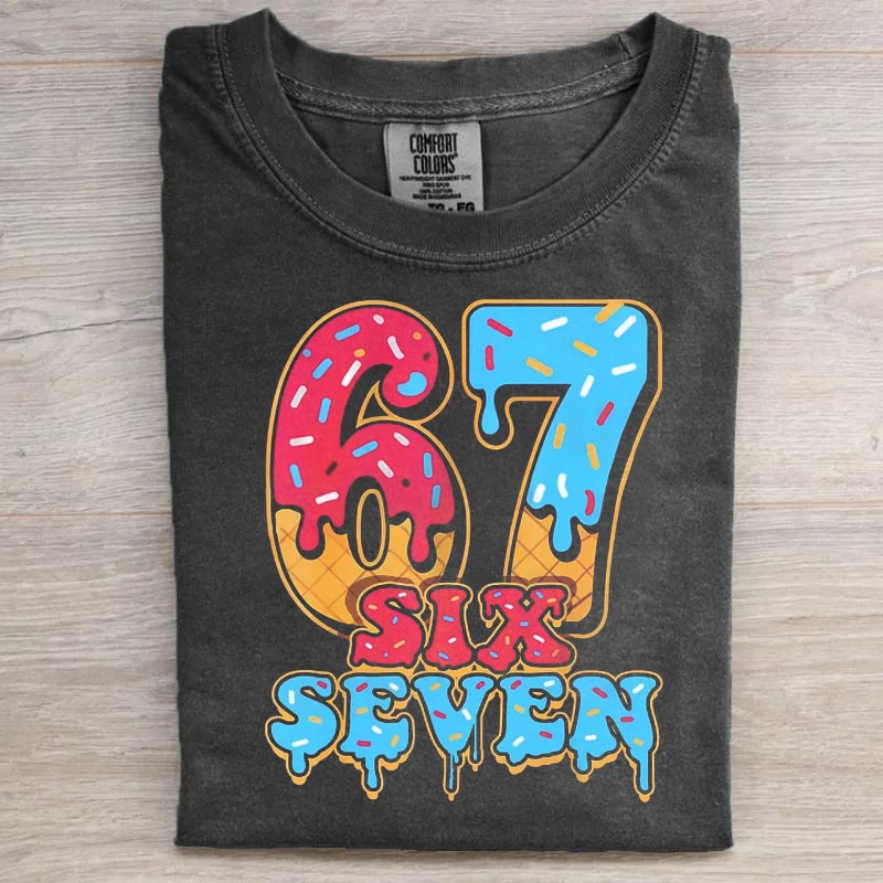 Six Seven Ice Cream Drip 67 Shirt