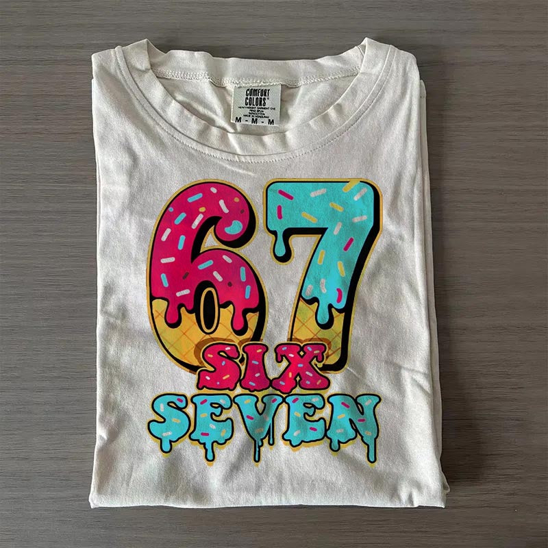 Six Seven Ice Cream Drip 67 Shirt