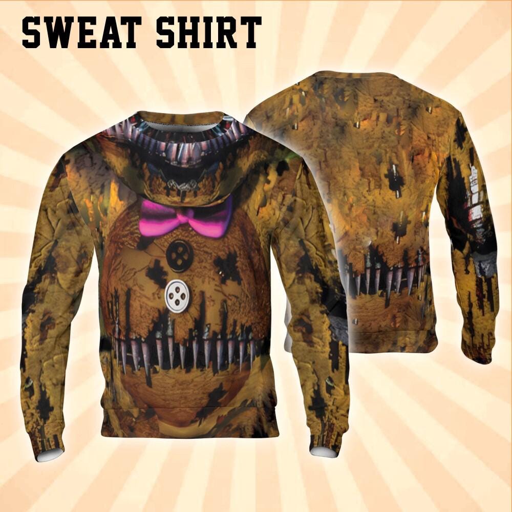 Costume Halloween Nightmare Golden Bear Hoodie