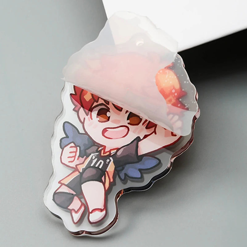 Kpop Demon Hunters Keychain Huntrix Saja Boys Keychains for Accessories Jewelry Rumi Zoey Jinu Mira Sold My Soul Keyrings Gifts