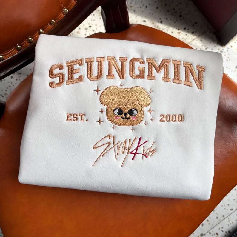 Embroidered Stray Kids Inspired Kpop Hoodie