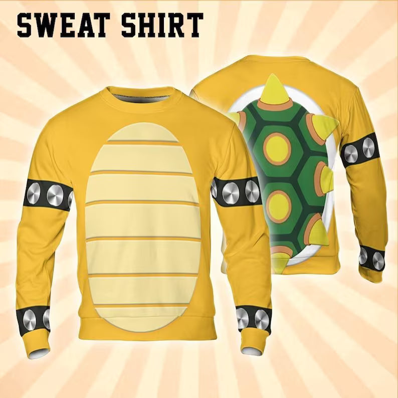 Cosplay Retro Boss Turtle Hoodie