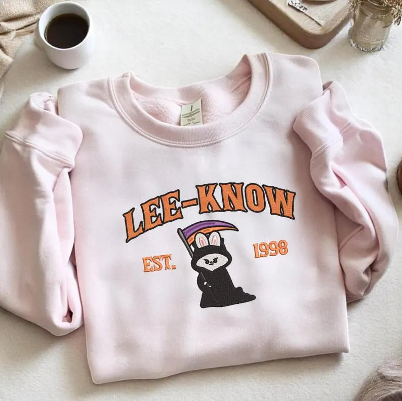 Embroidered Cute Skzoo Halloween Sweatshirt