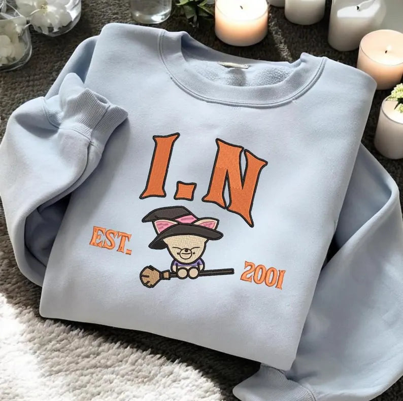 Embroidered Cute Skzoo Halloween Sweatshirt