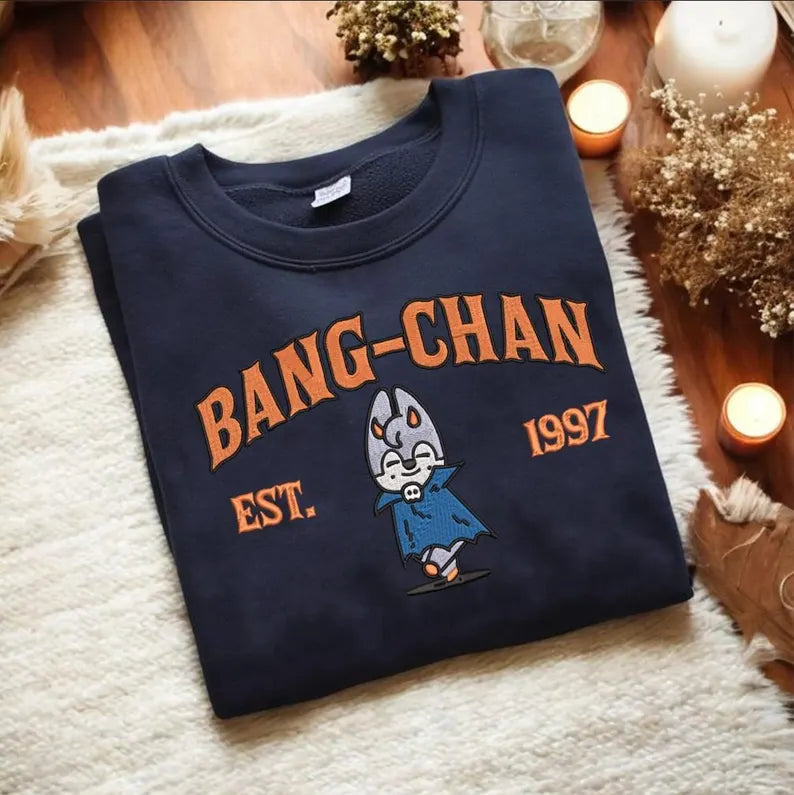 Embroidered Cute Skzoo Halloween Sweatshirt