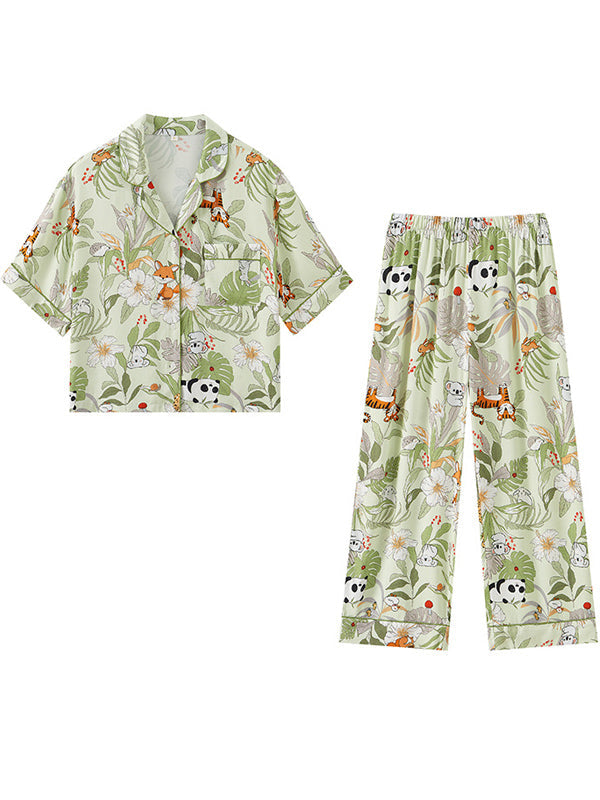 Bamboo Button Cotton Pajama Set