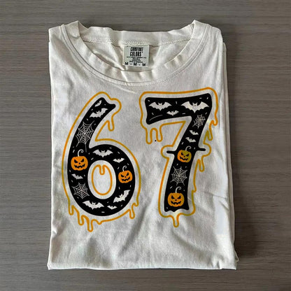 Funny 6 7 Meme Halloween Shirt