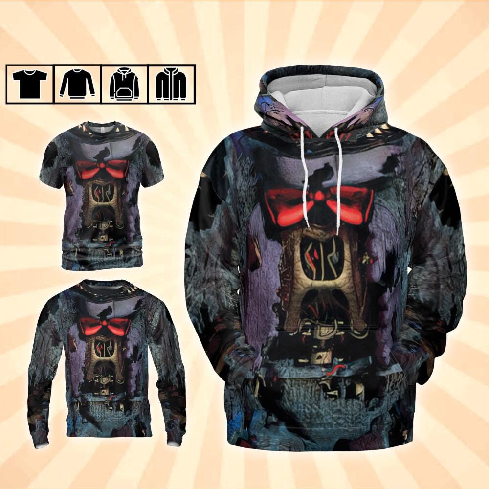 Costume Halloween Nightmare Blue Bunny Hoodie