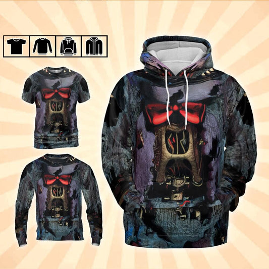 Costume Halloween Nightmare Blue Bunny Hoodie