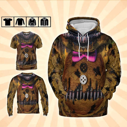 Costume Halloween Nightmare Golden Bear Hoodie