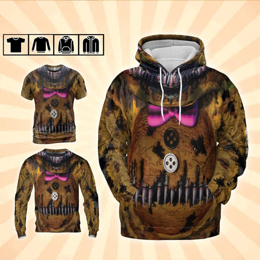 Costume Halloween Nightmare Golden Bear Hoodie