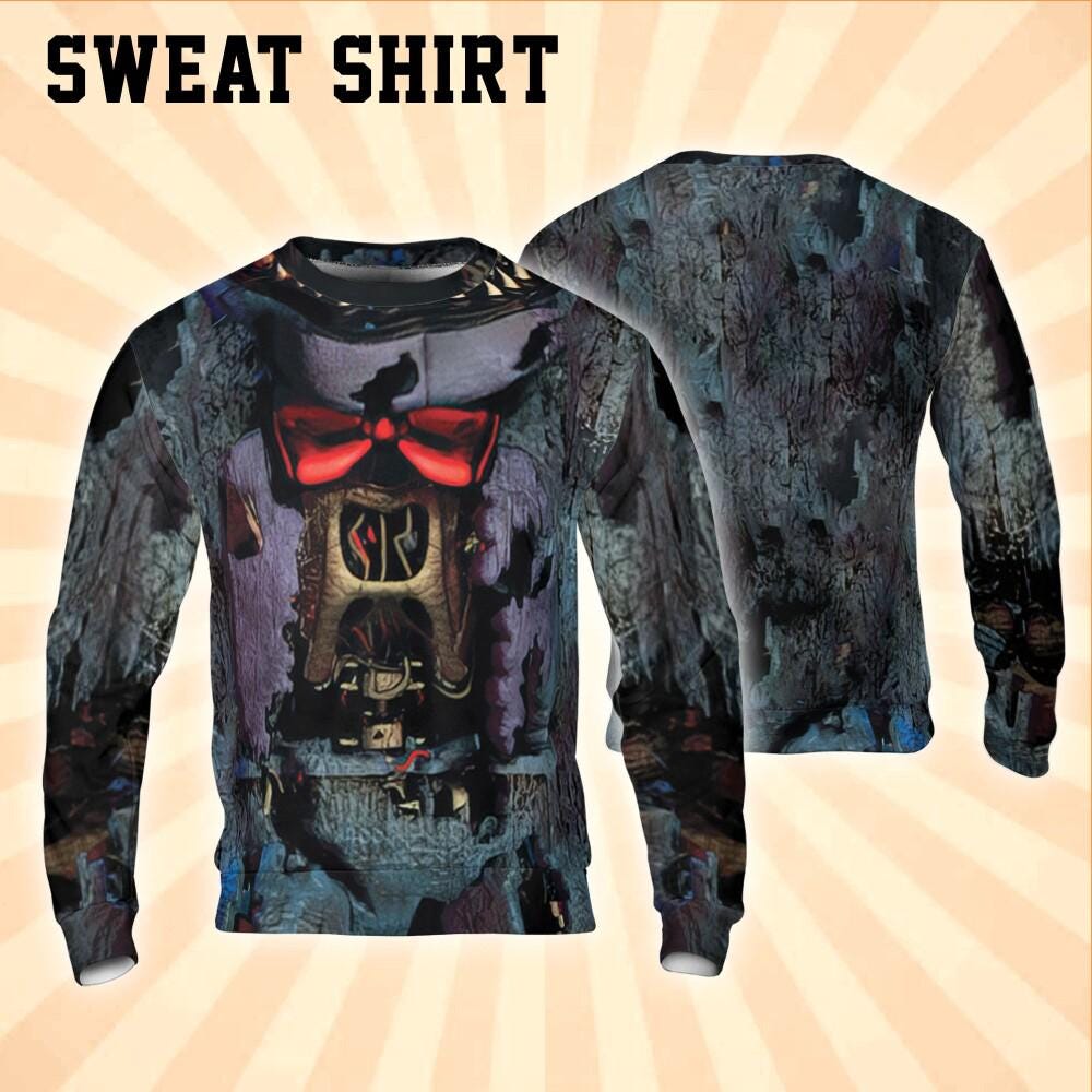 Costume Halloween Nightmare Blue Bunny Hoodie