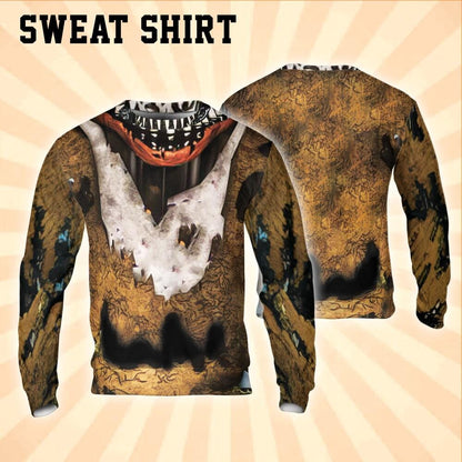 Costume Halloween Nightmare Yellow Chicken Hoodie
