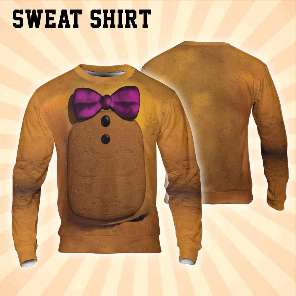 Costume Halloween Horror Five Night Fan Golden Bear Hoodie