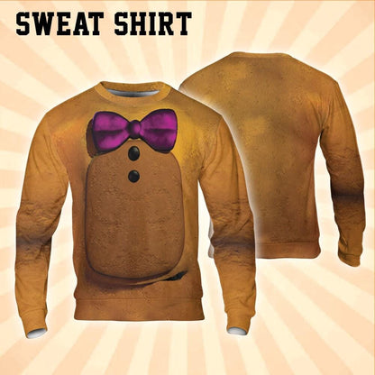 Costume Halloween Horror Five Night Fan Golden Bear Hoodie