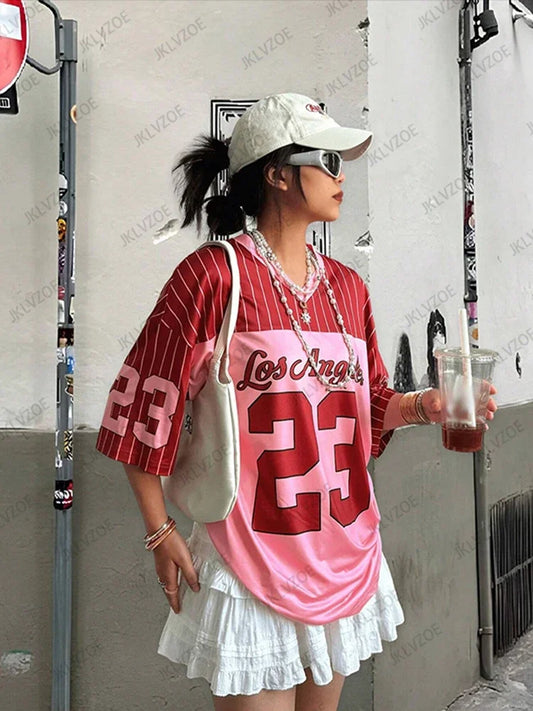 Number 23 Oversized Mesh Football Jersey