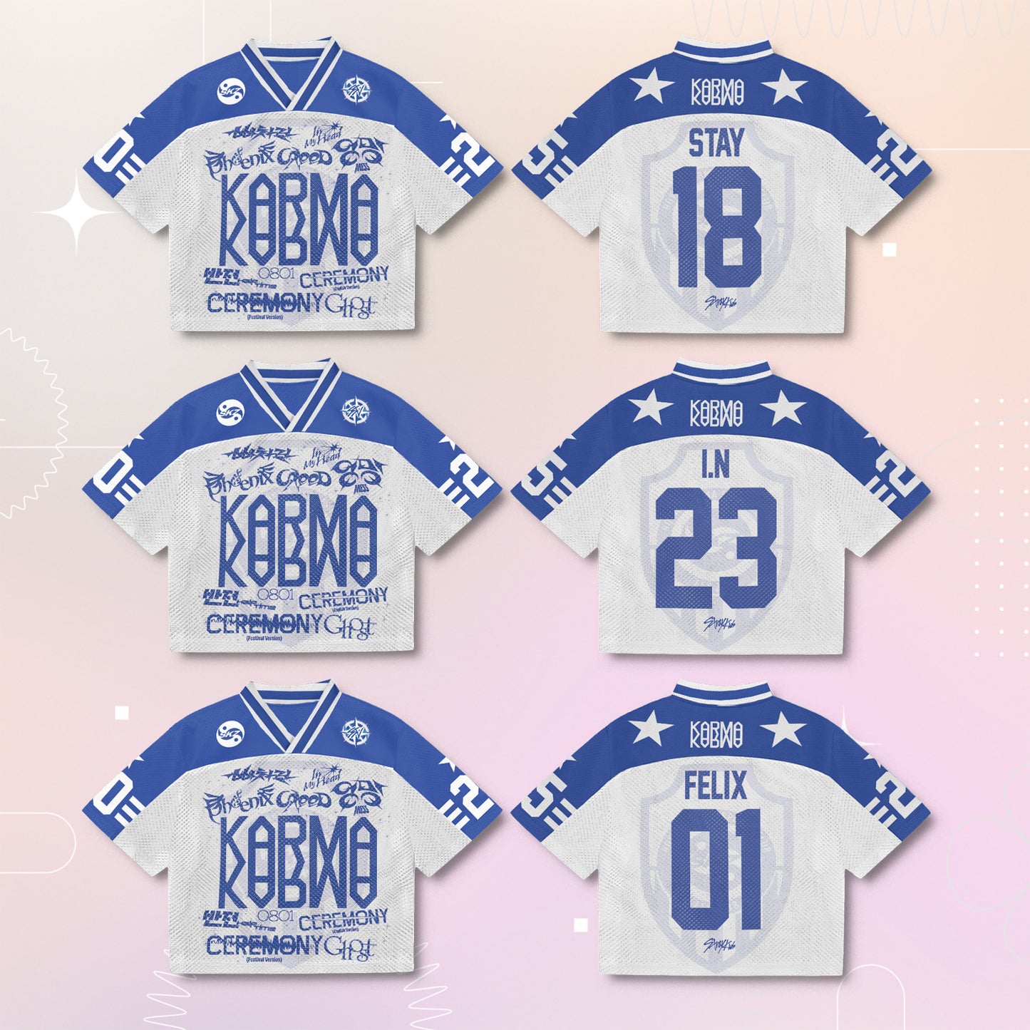 Skz Cheapmoment  Album KARMA Jersey Mesh