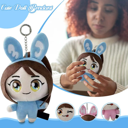 Keychain Stuffed Doll Collecting Fun Delightful Cute Keychain Peripheral Doll Keychain Kpop Keychains, Key Chain, Key Chain Ring