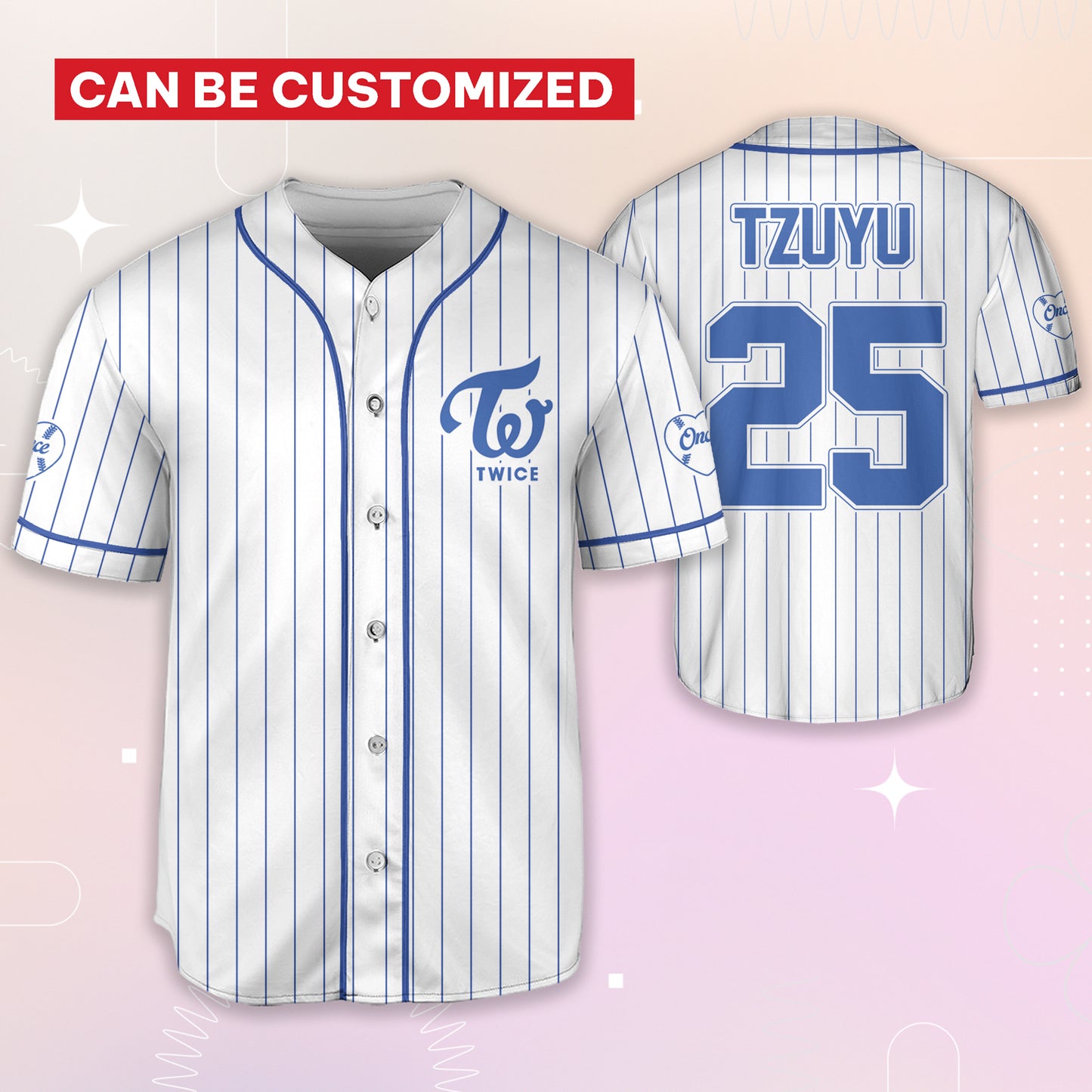Twice Cheapmoment Concert This Is For Tour Jersey striped Baseball