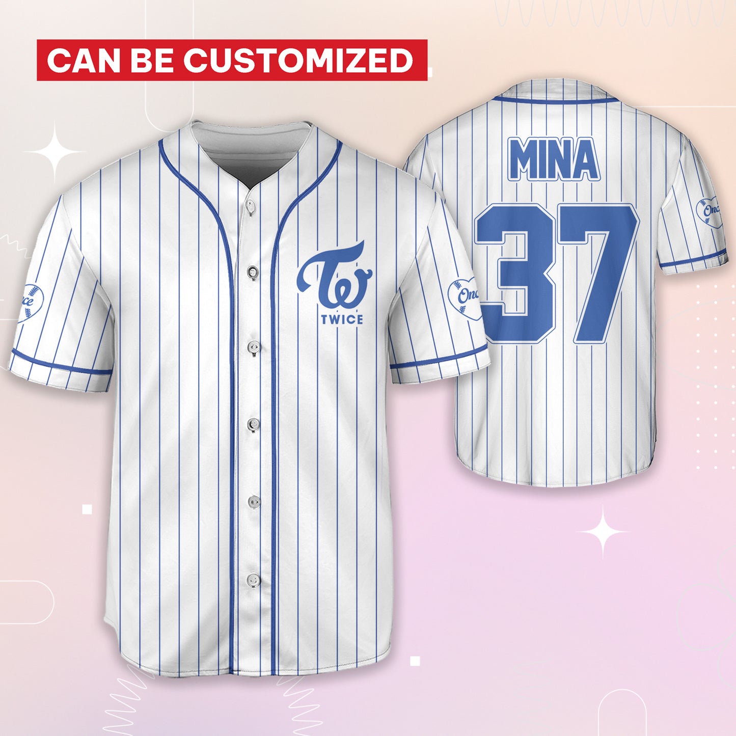Twice Cheapmoment Concert This Is For Tour Jersey striped Baseball