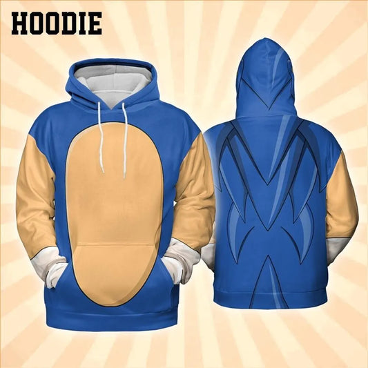 Costume Cosplay hedgehog Speedter Hoodie for Halloween