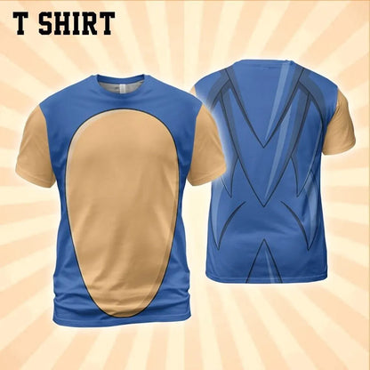 Costume Cosplay hedgehog Speedter Hoodie for Halloween