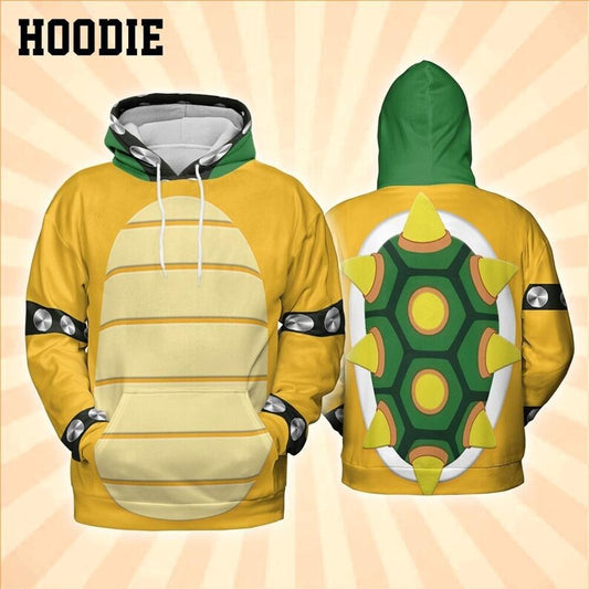 Cosplay Retro Boss Turtle Hoodie