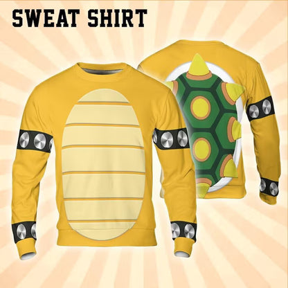 Cosplay Retro Boss Turtle Hoodie